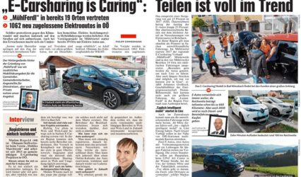 Interview in der Krone: „E-Carsharing is Caring.“